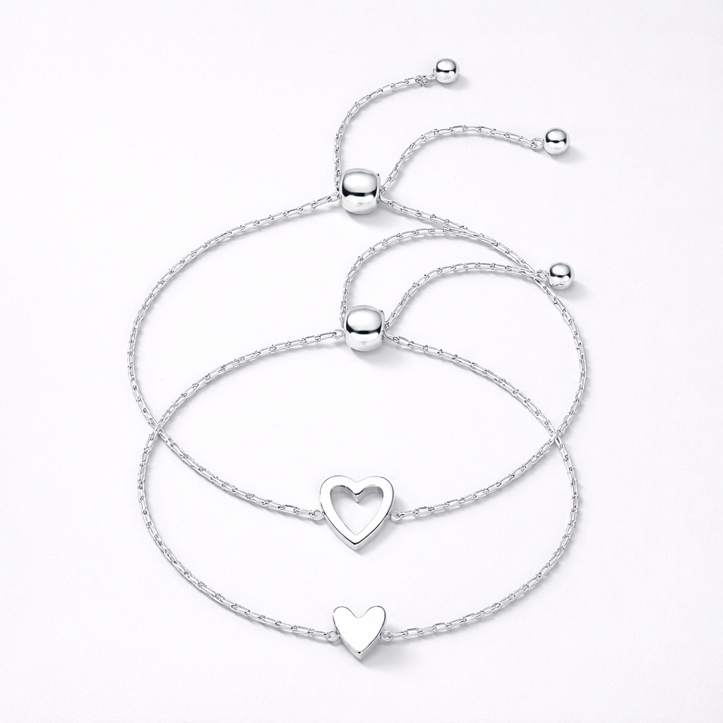 Bracciale Cuore Regolabile Gioiello Regalo