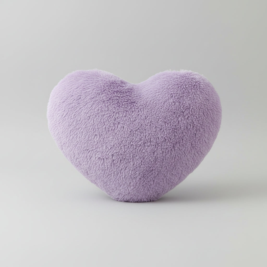 Heart Shaped Decorative Pillow Soft Polyester Cushion Sofa Bed