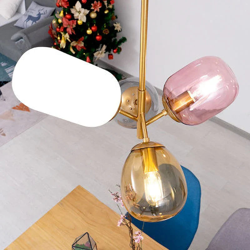 GloedGlimmer - Lampada a sospensione con sfera di vetro