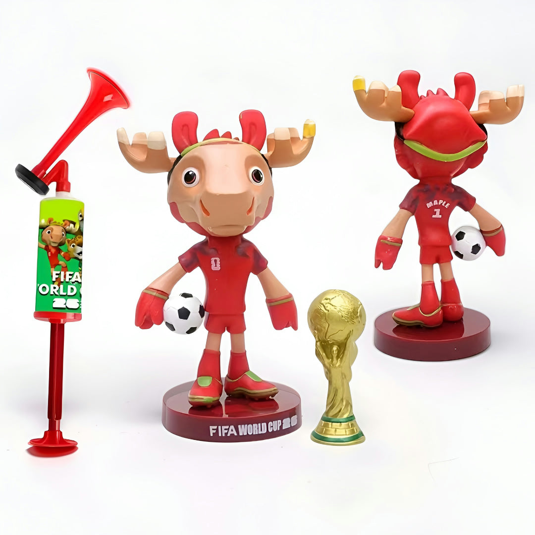 Set di megafoni a forma di personaggi per calcio WK, giocattolo sonoro