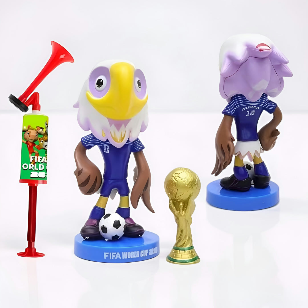 Set di megafoni a forma di personaggi per calcio WK, giocattolo sonoro