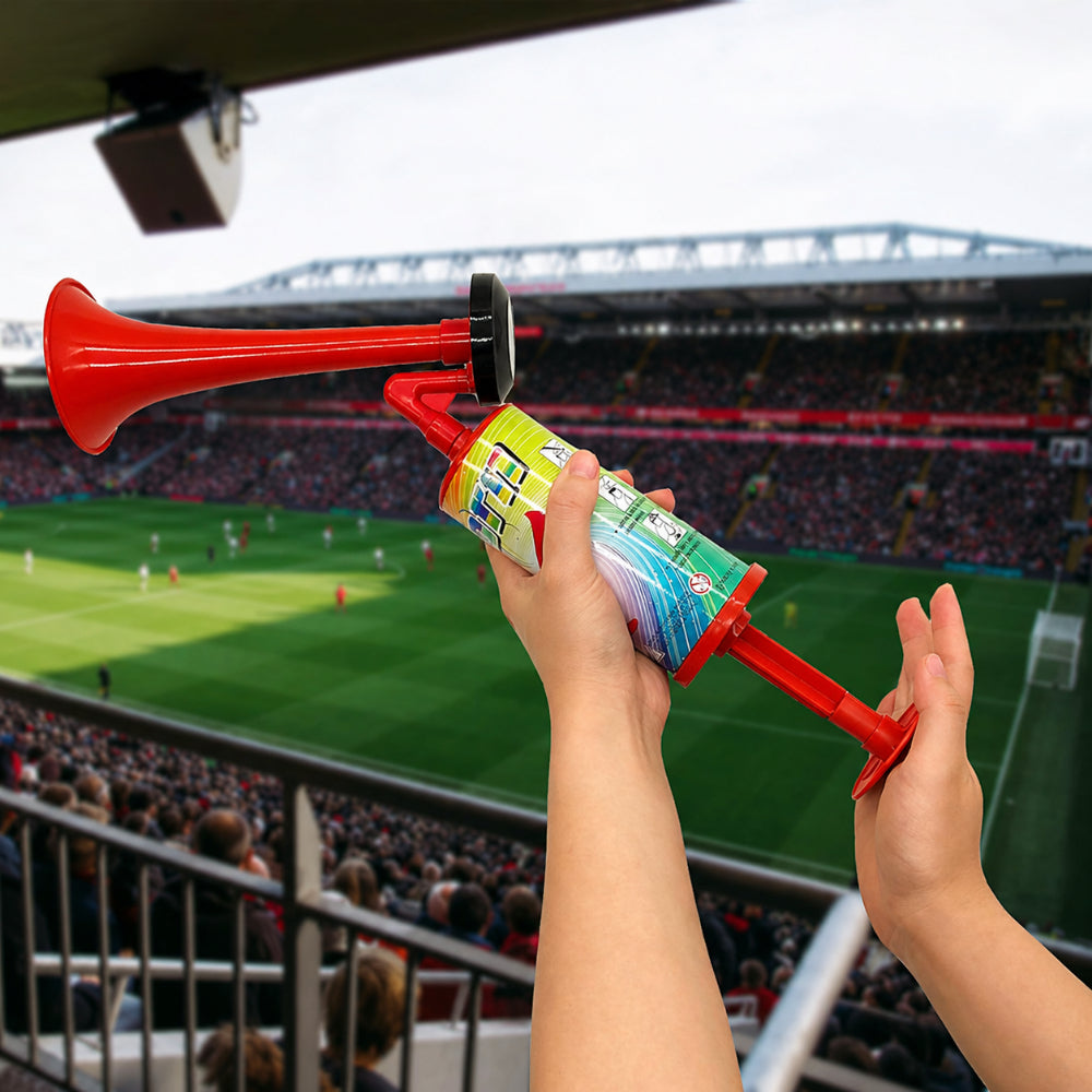 Pompa a mano per stadio di calcio Luchthoorn WK, trombetta rossa con suono
