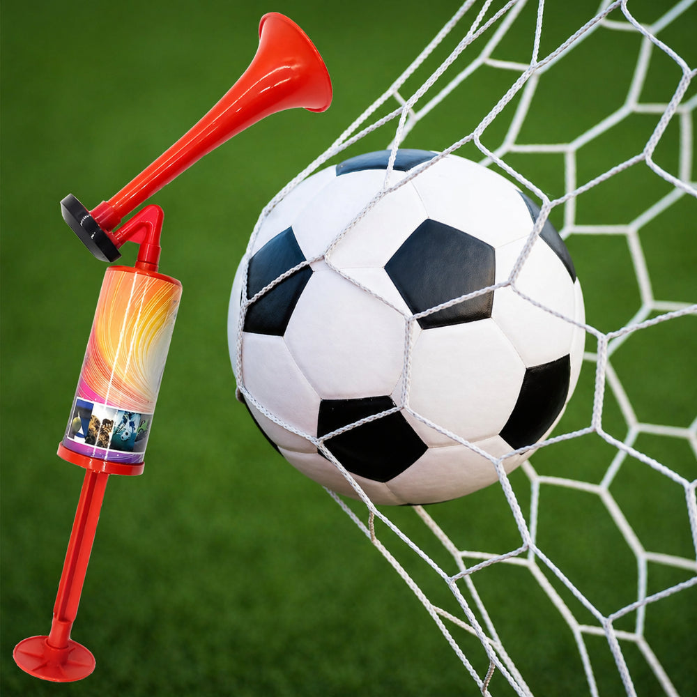 Pompa a mano per stadio di calcio Luchthoorn WK, trombetta rossa con suono