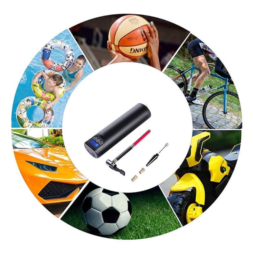 Compressore Portatile Elettrico Auto Digitale Gonfiatore Pneumatici