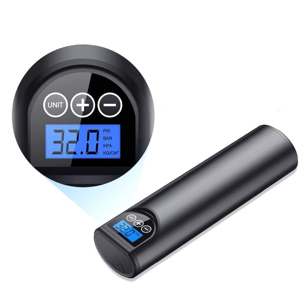 Compressore Portatile Elettrico Auto Digitale Gonfiatore Pneumatici