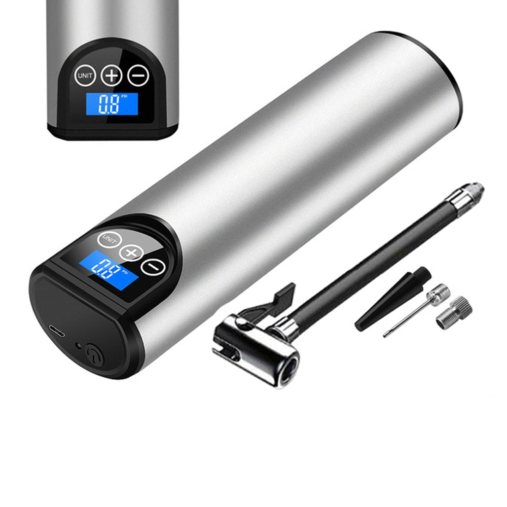 Compressore Portatile Elettrico Auto Digitale Gonfiatore Pneumatici