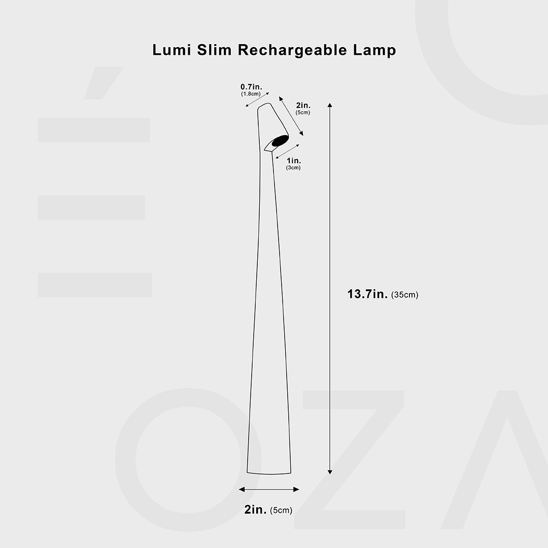 Lampada Ricaricabile Slim Lumi