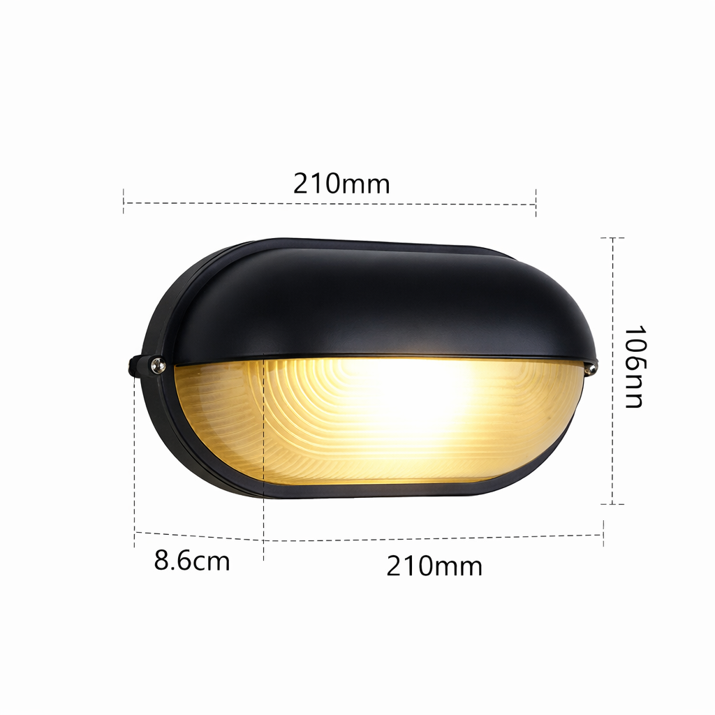 LumiSteel - Waterproof Industrial LED Wall Light for Outdoors – Robust Lighting for Extreme Weather