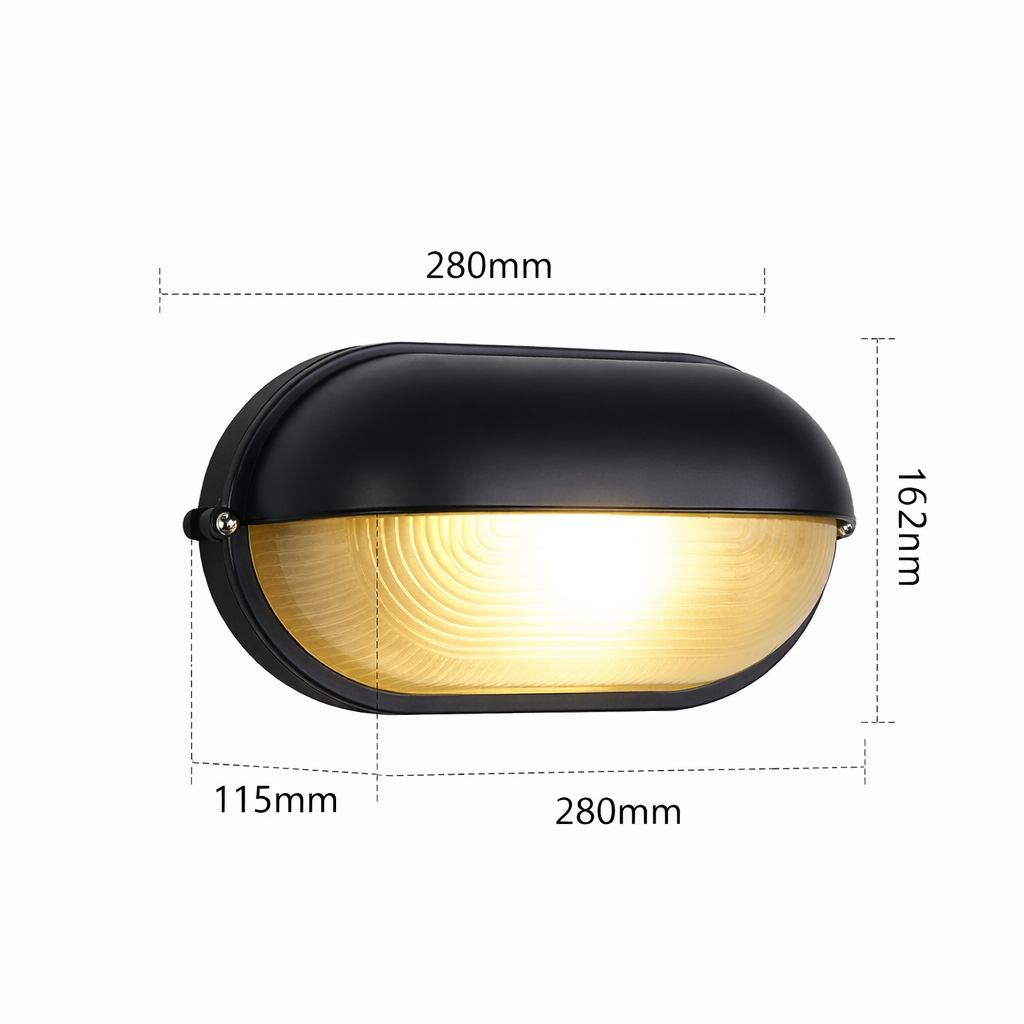 LumiSteel - Waterproof Industrial LED Wall Light for Outdoors – Robust Lighting for Extreme Weather