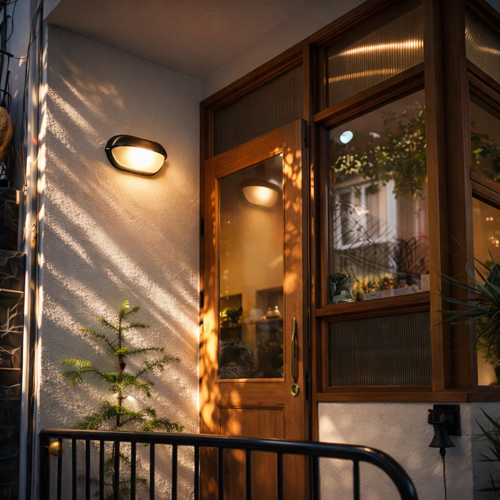 LumiSteel - Candeeiro de Parede LED Industrial Impermeável para Exterior – Iluminação Robusta para Condições Climáticas Extremas