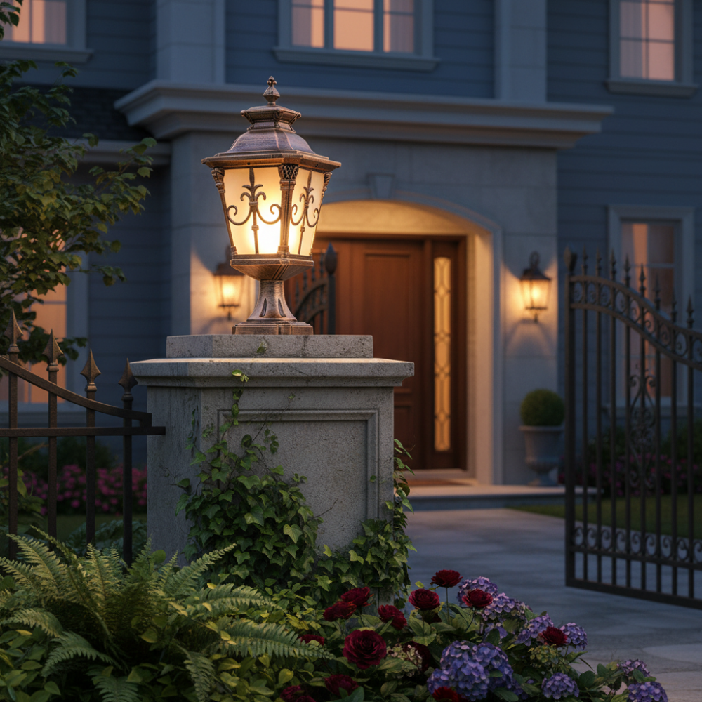 LumiVintage – Weather-Resistant Outdoor Lantern in Antique Style for Garden & Terrace