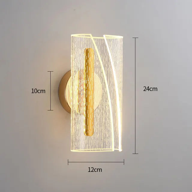 AuroraScand - Lampada da parete LED scandinava