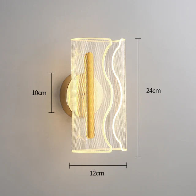 AuroraScand - Lampada da parete LED scandinava