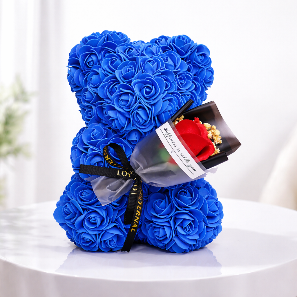 Red Roses Bear Perfect Valentine's Day Gift