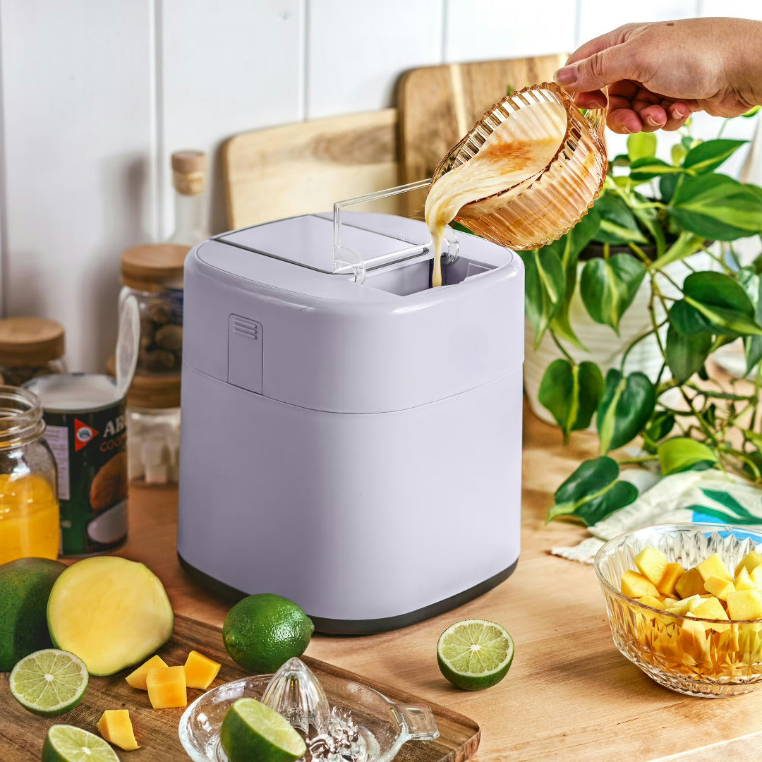 Compact Electric Gelato Machine Touch Dessert