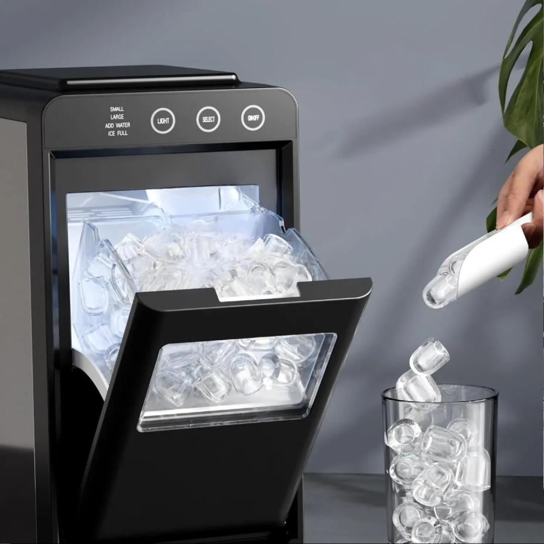 Quick Ice Cube Machine for Drinks Kitchen Home