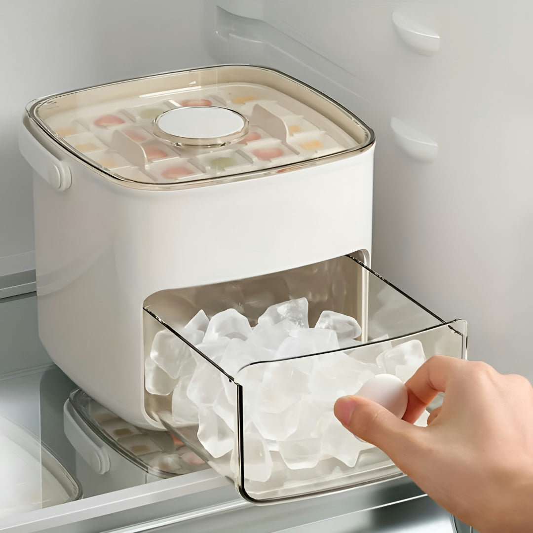 Macchina Ghiaccio Fabbricatore Cubetti Manuale Cucina Compatta
