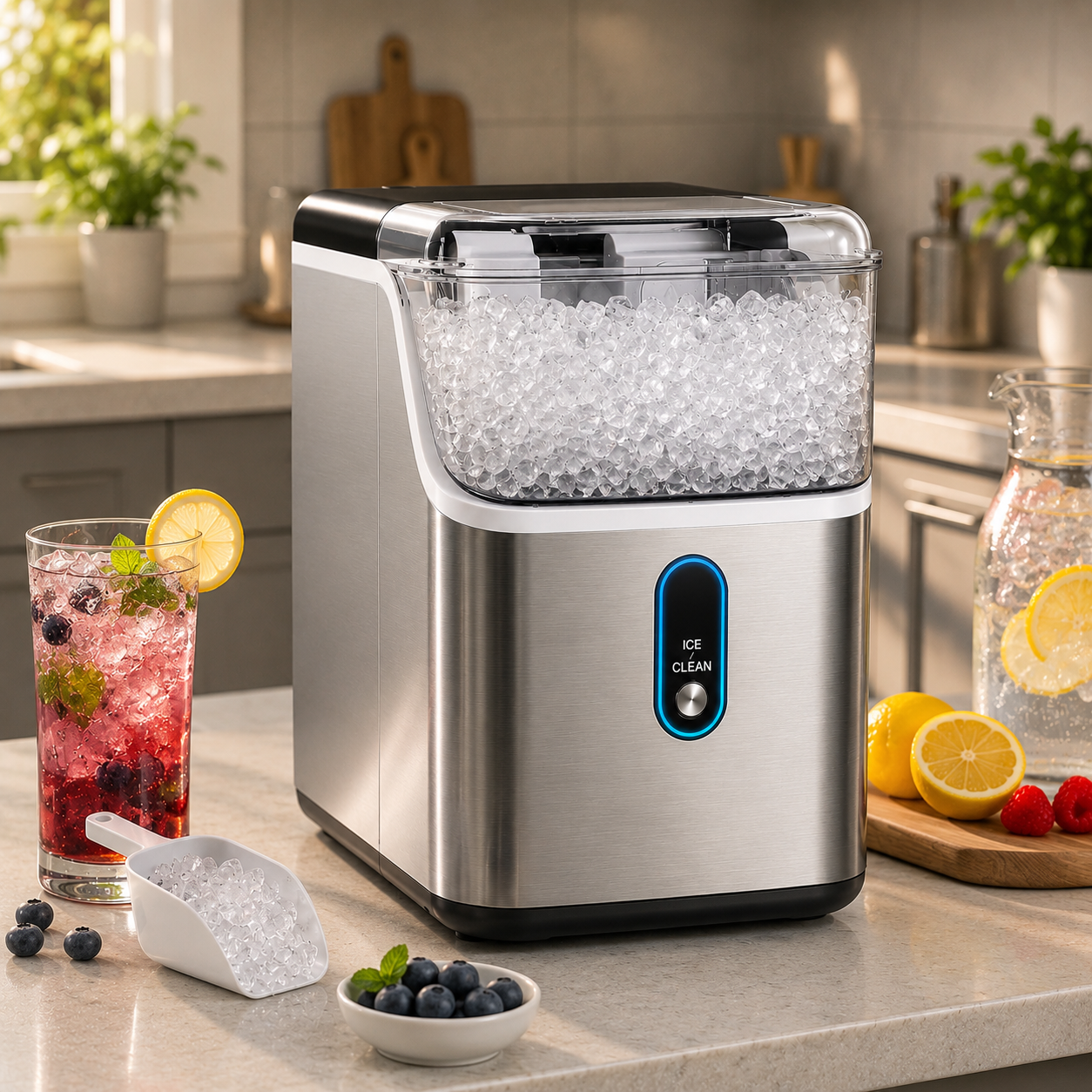 Máquina de Hielo Enfriamiento Productor de Hielo Máquina