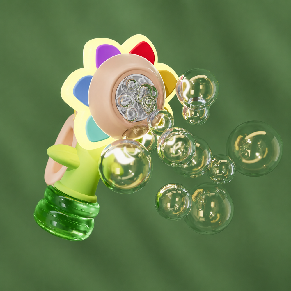 Automatic Bubble Machine Flower Toys