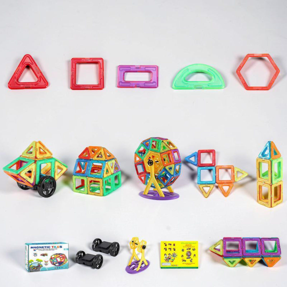 Magnetic Building Blocks Kids Construction Toy Magnetic Block Set