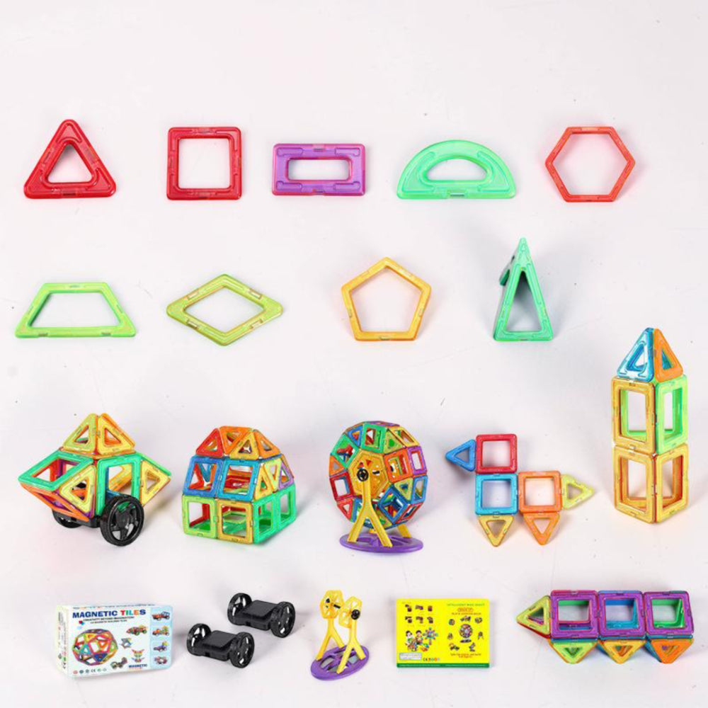 Magnetic Building Blocks Kids Construction Toy Magnetic Block Set