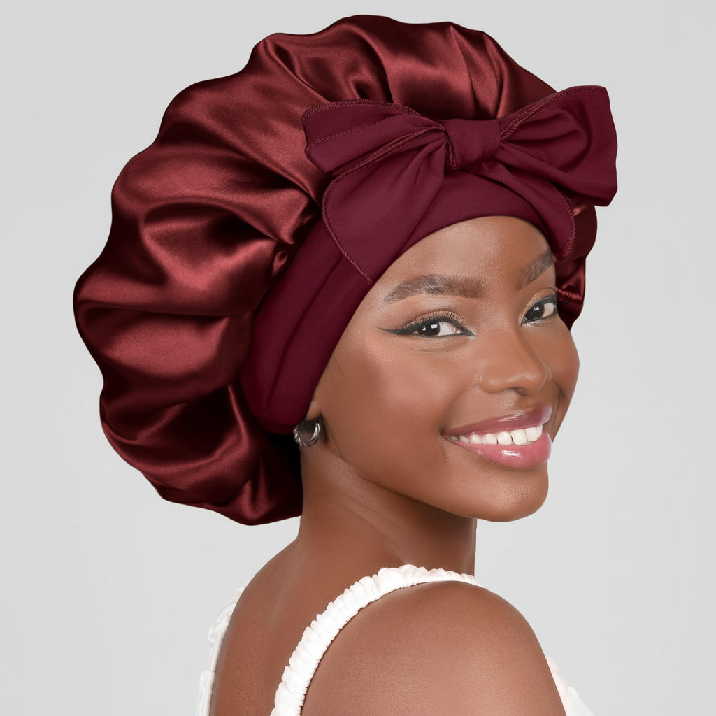 Hair Bonnet Adjustable Band Protection Style