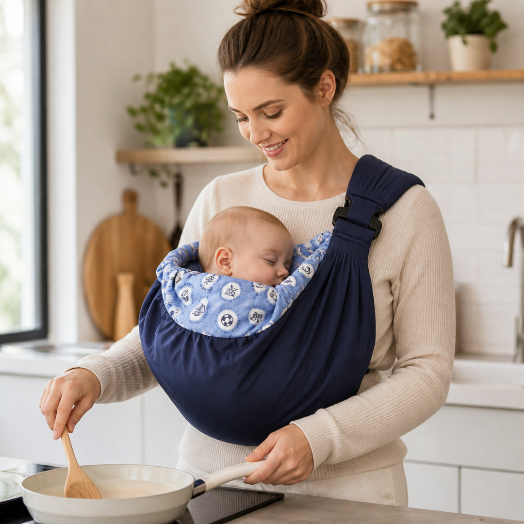 Marsupio Neonato Ergonomico Regolabile Portabebe Quotidiano