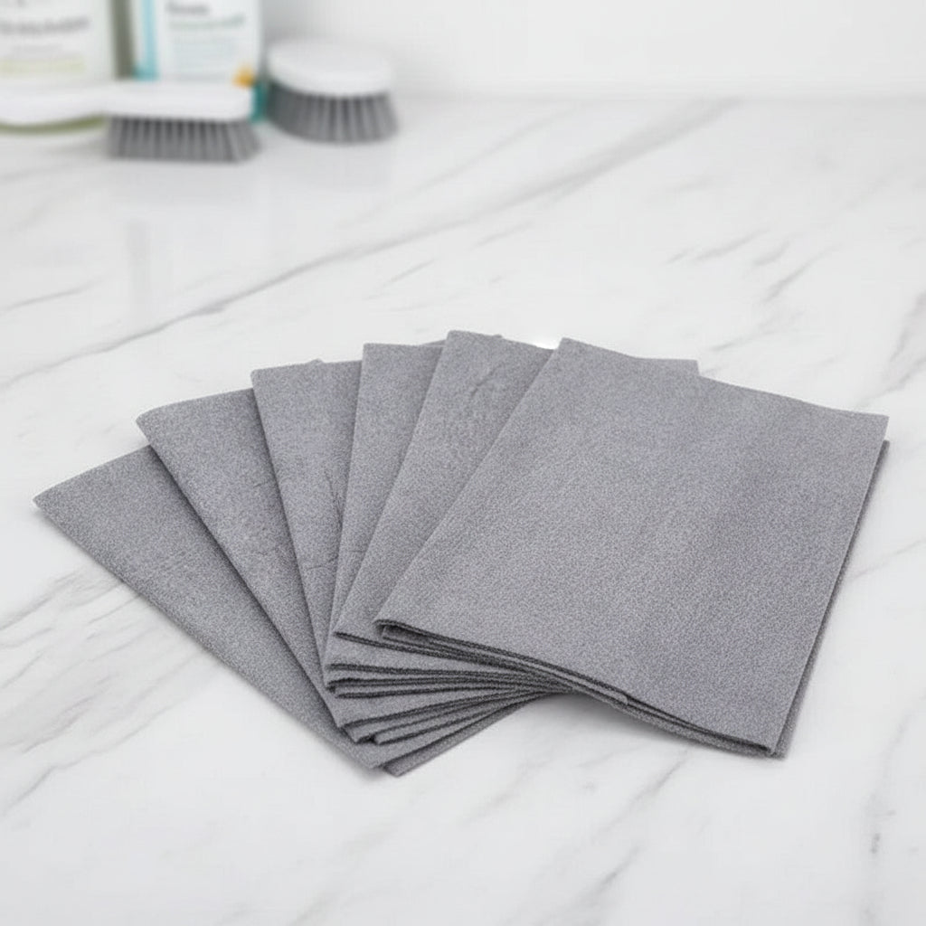 Microfiber Cleaning Cloth Streak-Free Reusable Eco-Friendly 5-Pack 3