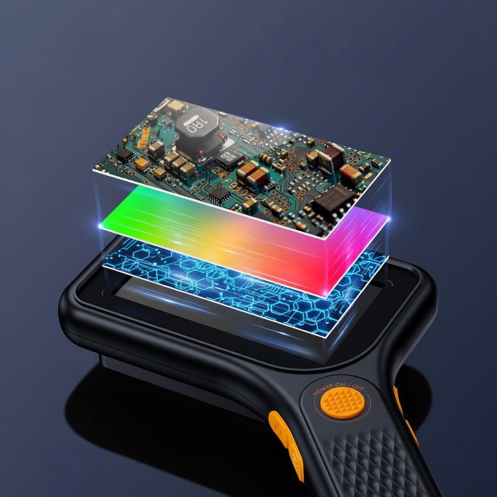 Microscopio de mano digital 500X aumento pantalla IPS LED