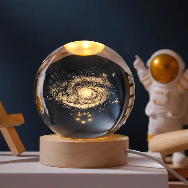 Sfera di cristallo luminosa