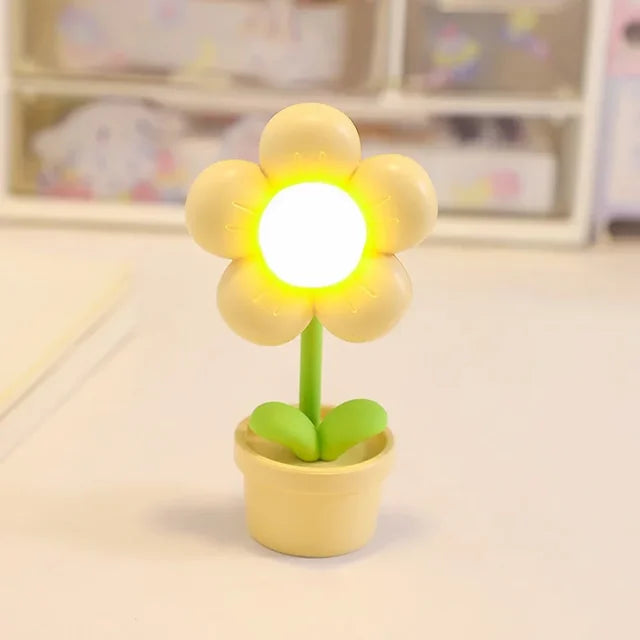 BloomLite - Candeeiro de Mesa com Flor Divertida