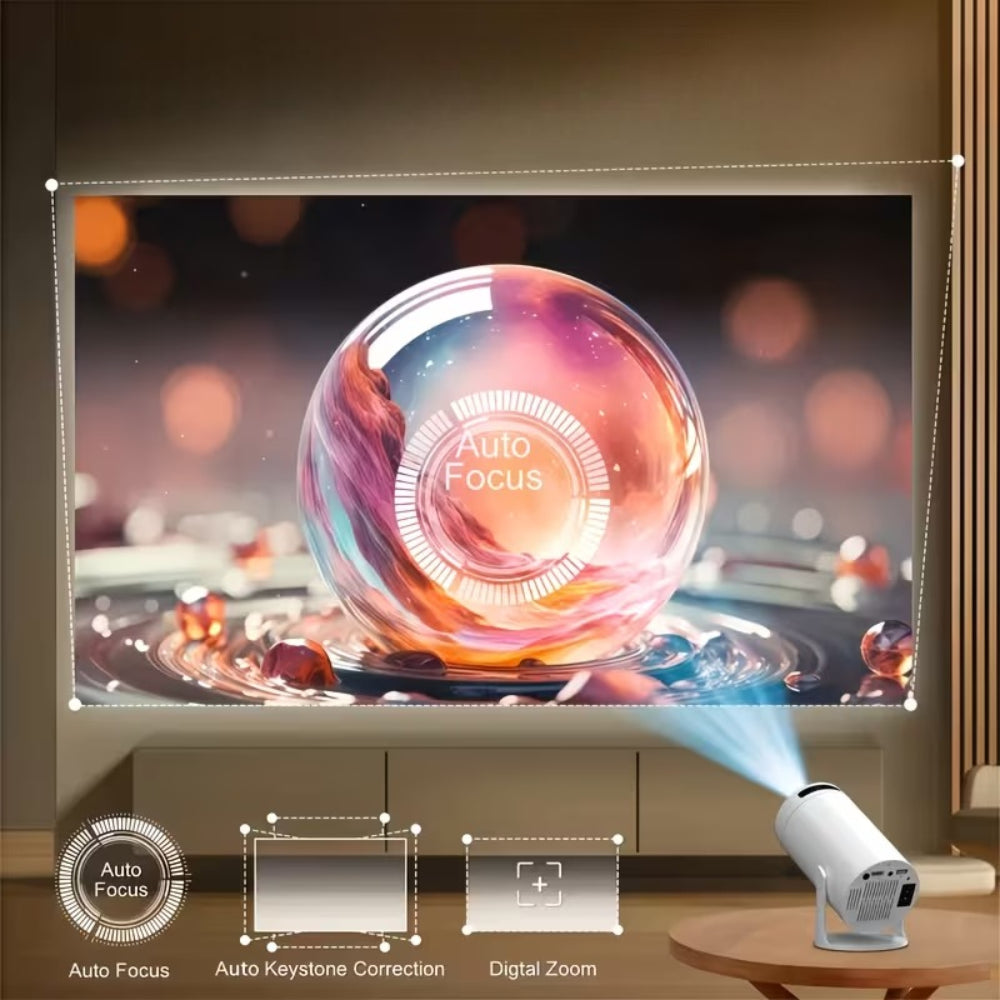 Mini Beamer WK Projector Full HD Wifi Bluetooth Draadloos