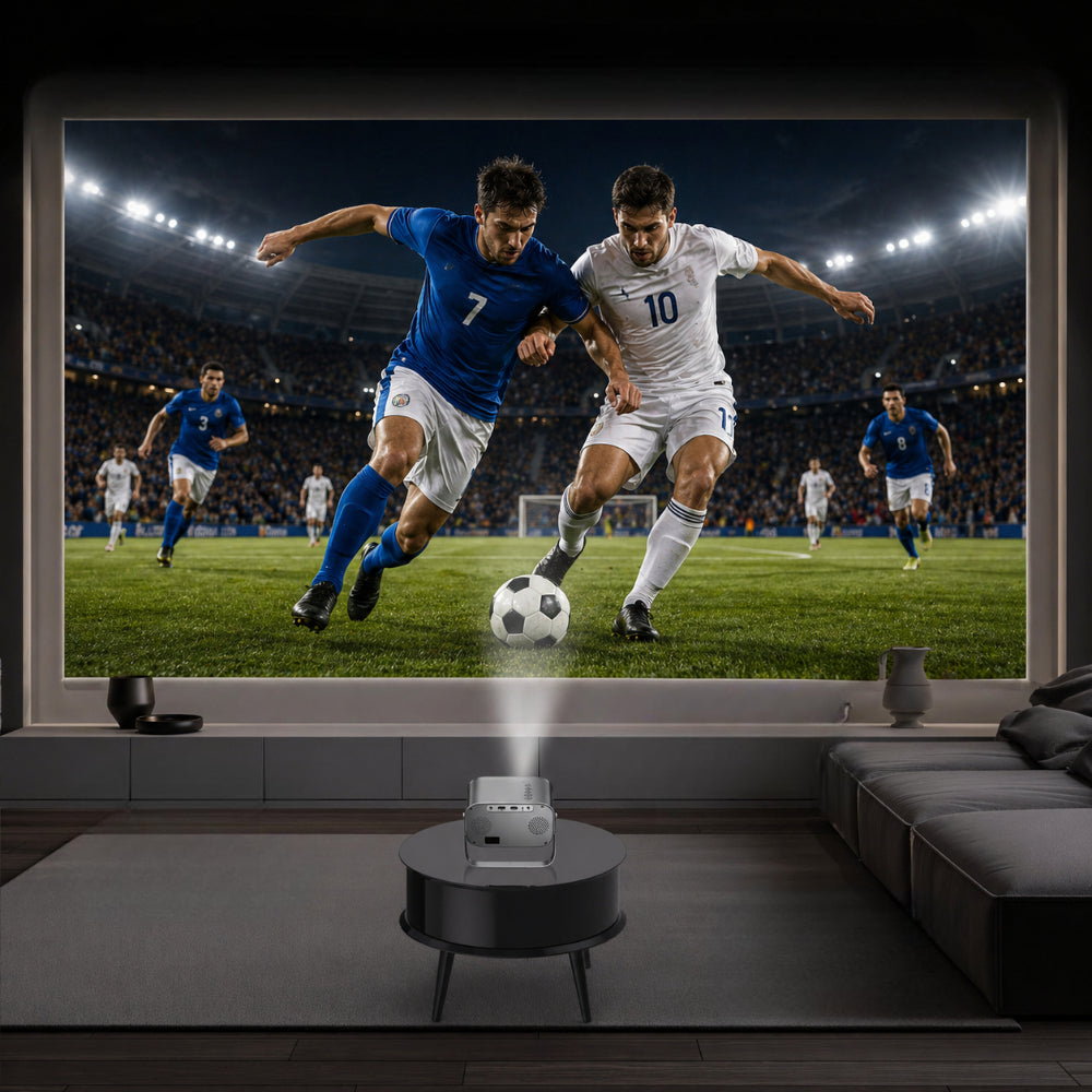 Mini Beamer WK Voetbal Projector Draadloos Android Home Cinema