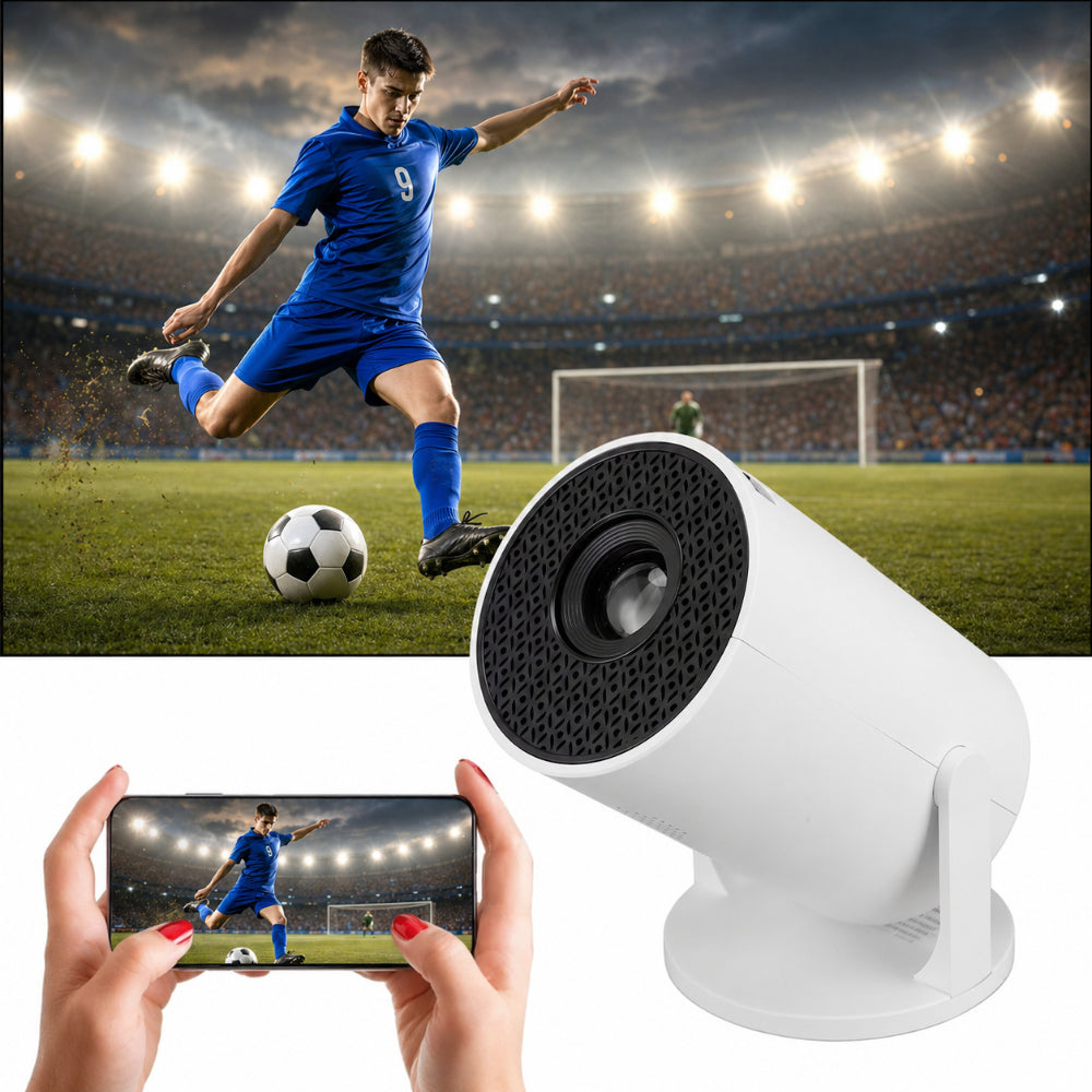 Mini Beamer WK Voetbal Projector Draadloos Home Cinema