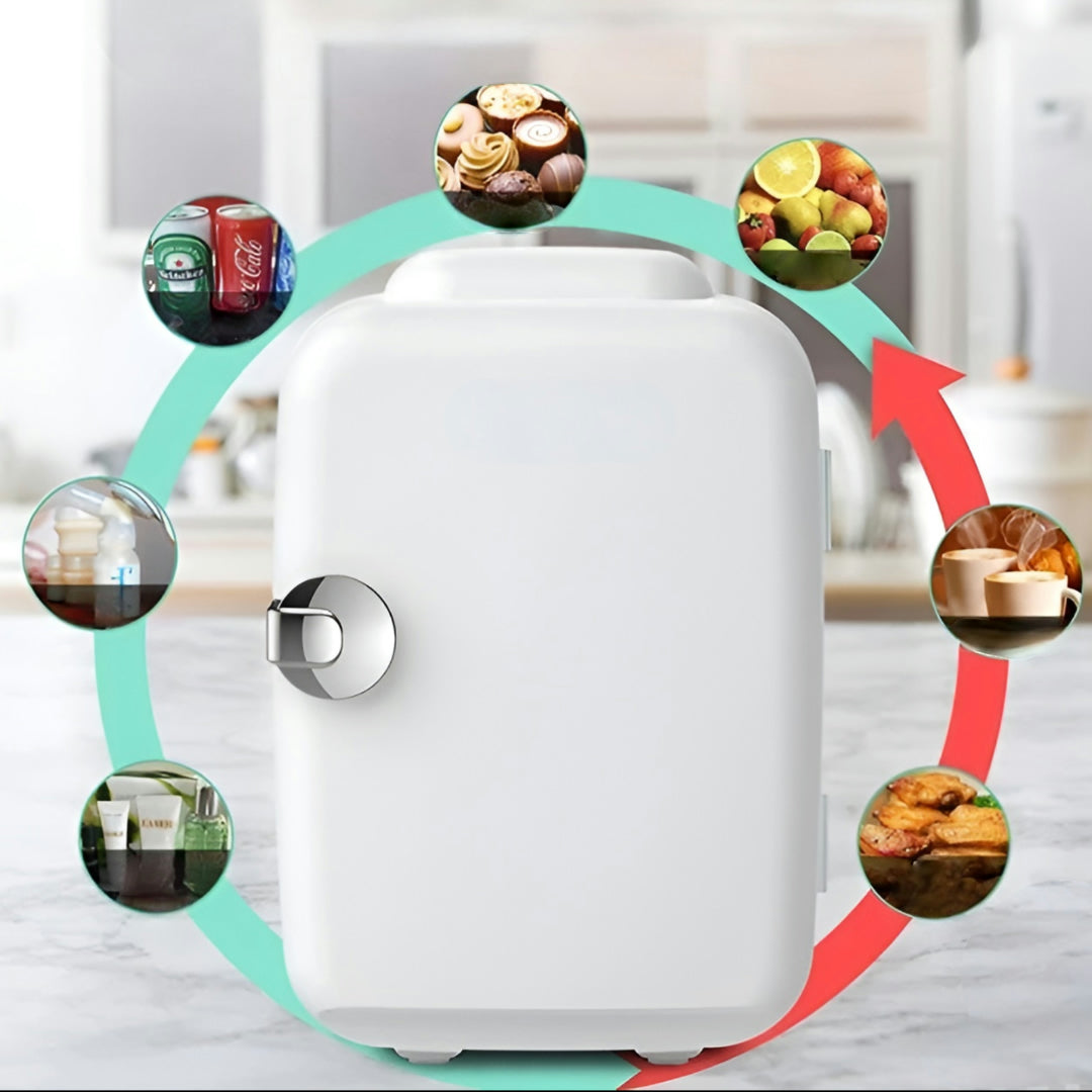 Mini Fridge Cooling Portable Multifunctio Refrigerator