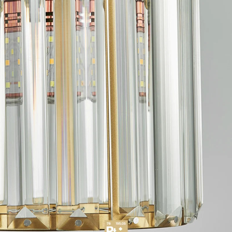 GlinsterLicht - Elegante lampada a sospensione in cristallo K9