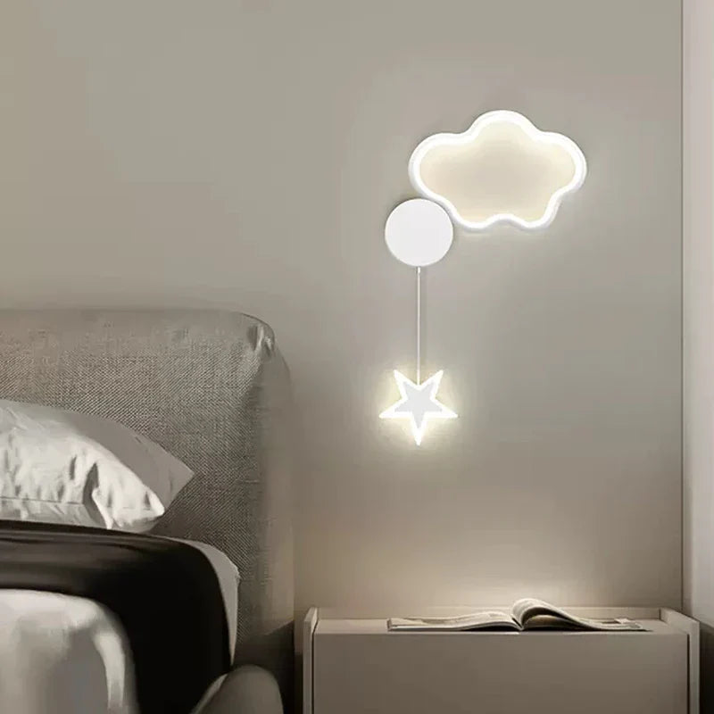 LumiDroom - Lampada da parete LED Nuvola Stella Luna