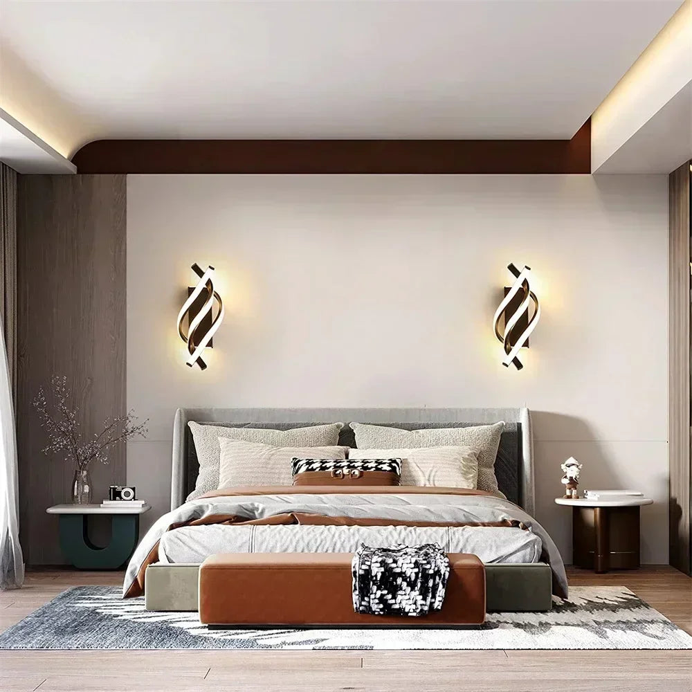 SpiraLight | Candeeiro de Parede Espiral Contemporâneo