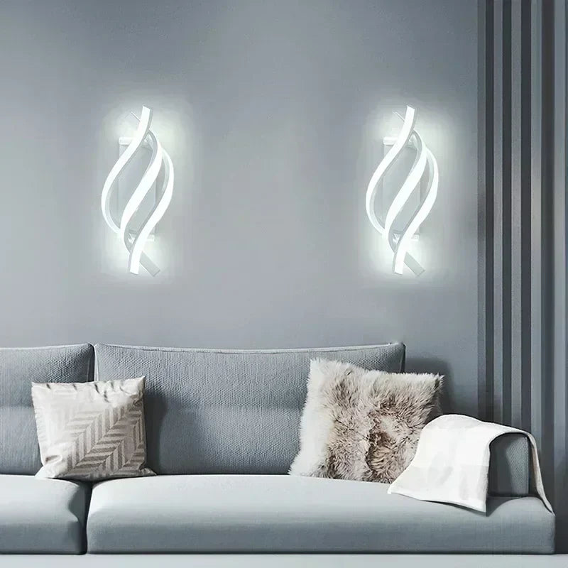SpiraLight | Candeeiro de Parede Espiral Contemporâneo