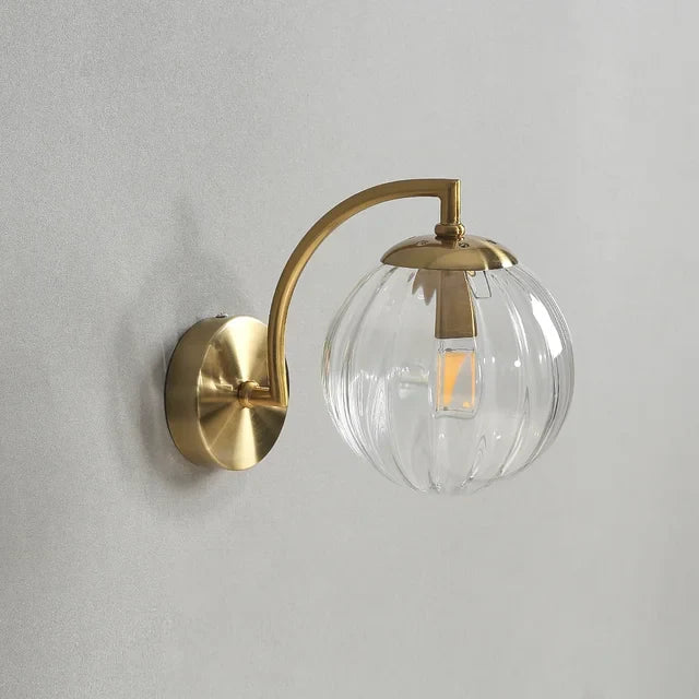 LumiCrystal - Lampada da parete in vetro moderna