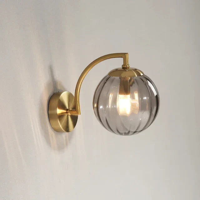 LumiCrystal - Lampada da parete in vetro moderna