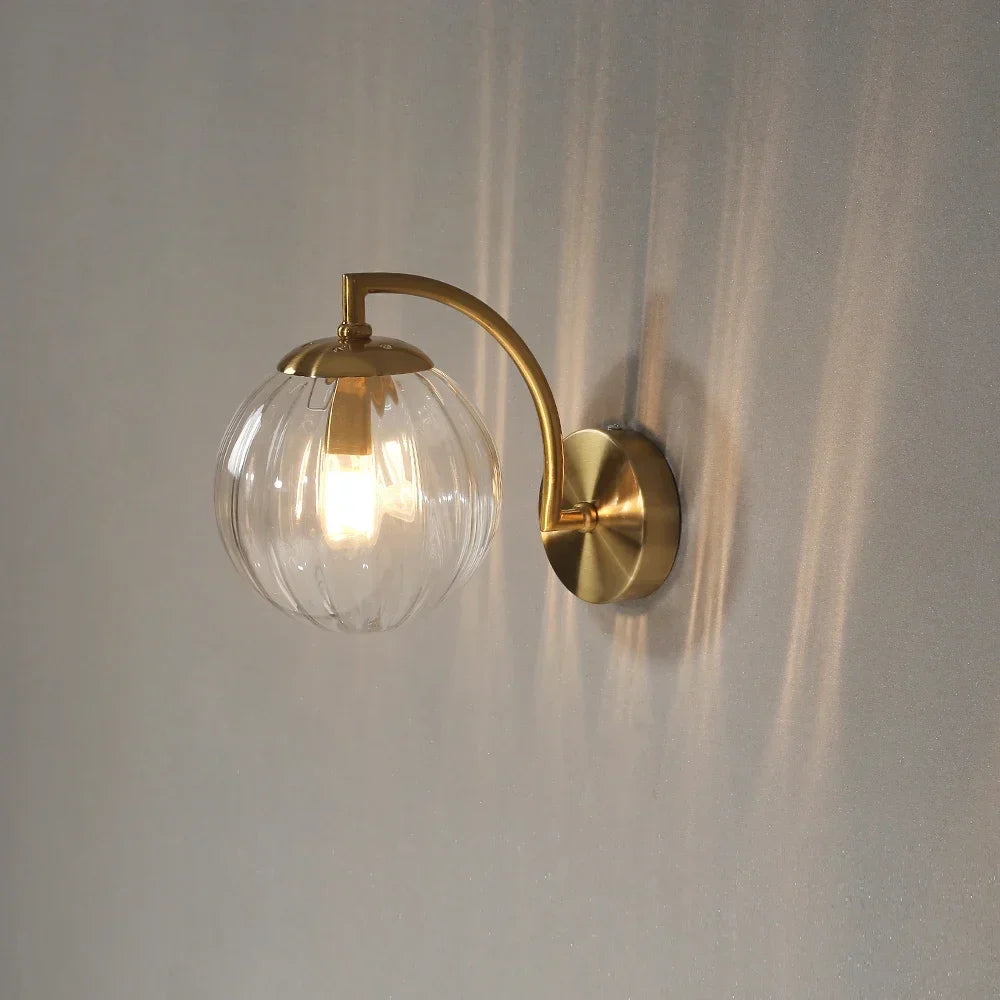 LumiCrystal - Lampada da parete in vetro moderna