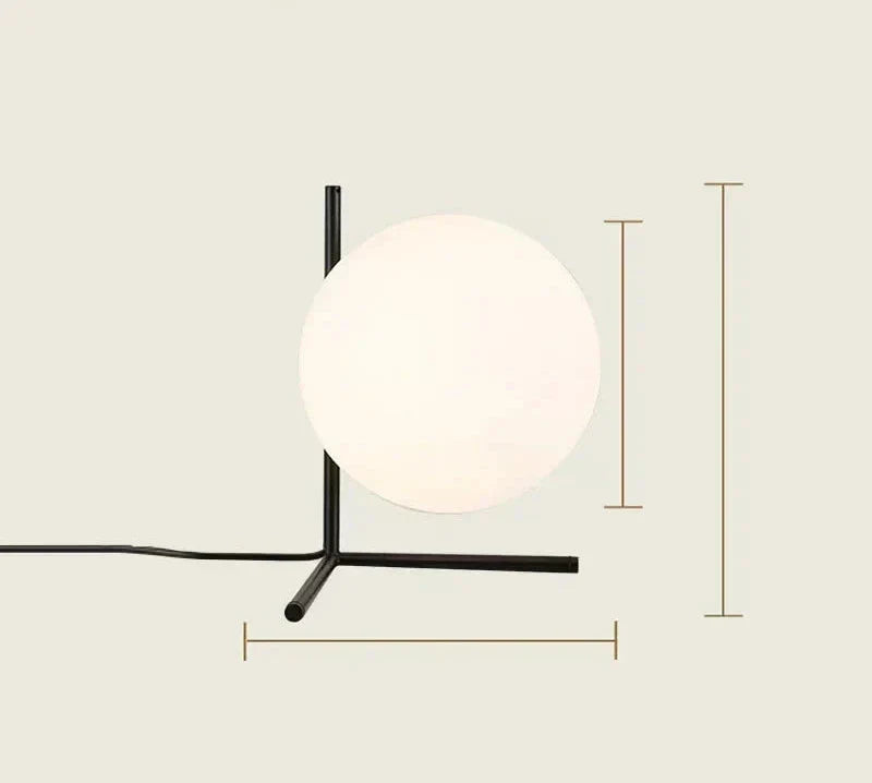 GlassLume - Modern Minimalist Glass Table Lamp | Stylish Lighting