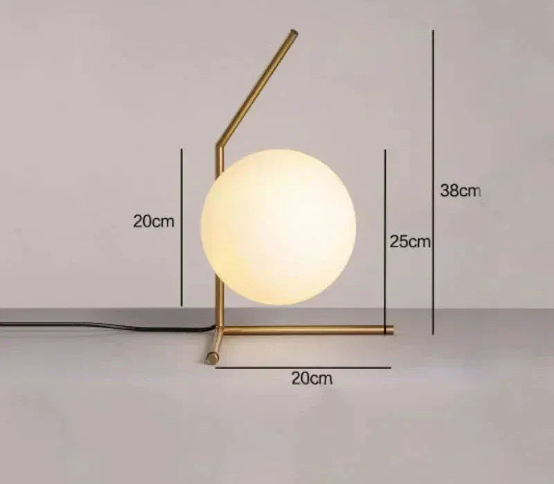 GlassLume - Modern Minimalist Glass Table Lamp | Stylish Lighting
