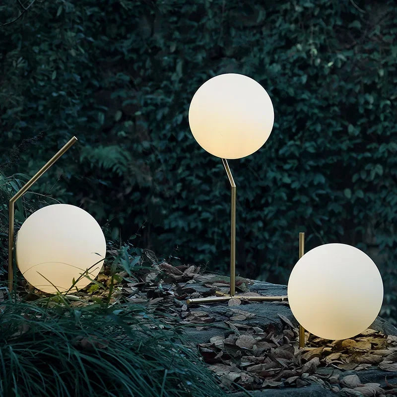 CityGlow - Candeeiro de mesa em vidro moderno e minimalista