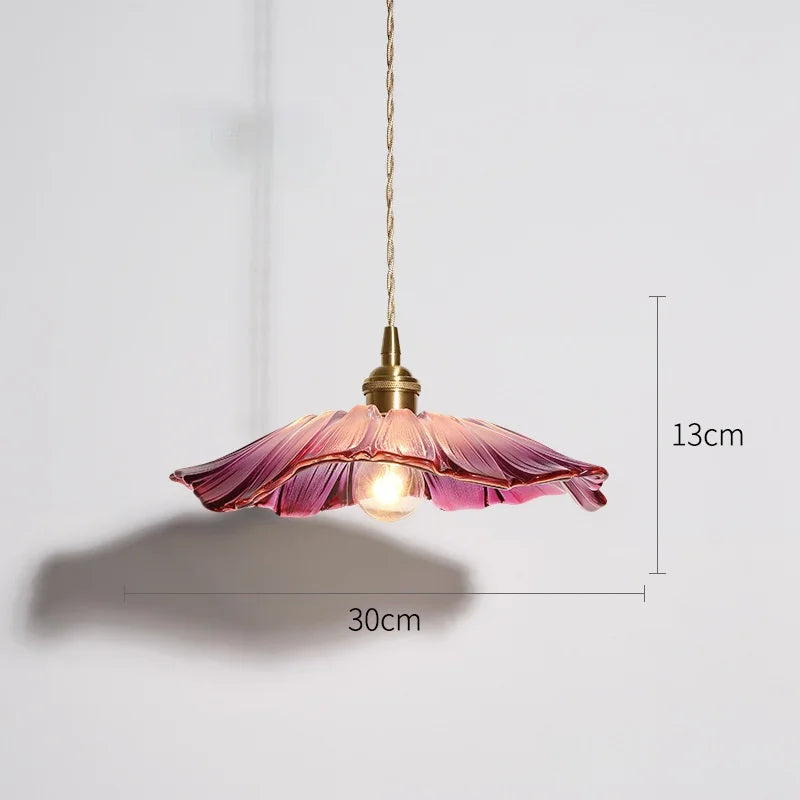FloraGlimmer - Eleganti lampade a sospensione floreali