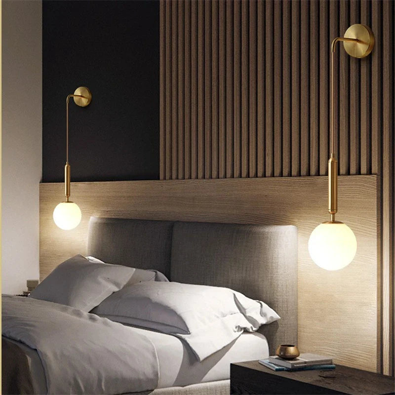 LumiVerre - Moderne Glas-Wandlamp