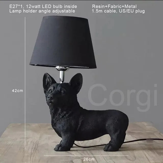 ArtPuppy - Lampada da Tavolo in Stile Deco