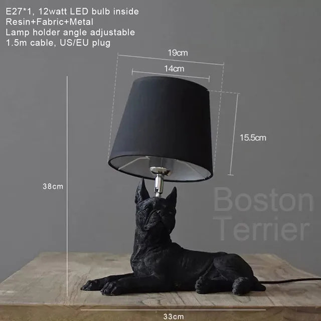 ArtPuppy - Lampada da Tavolo in Stile Deco