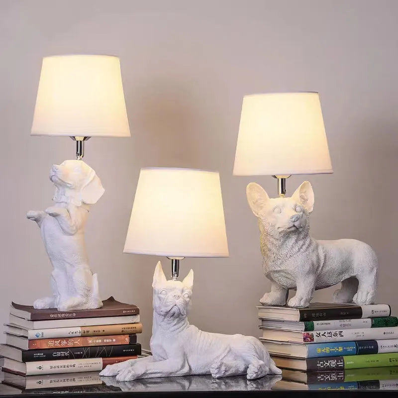 ArtPuppy - Lampada da Tavolo in Stile Deco